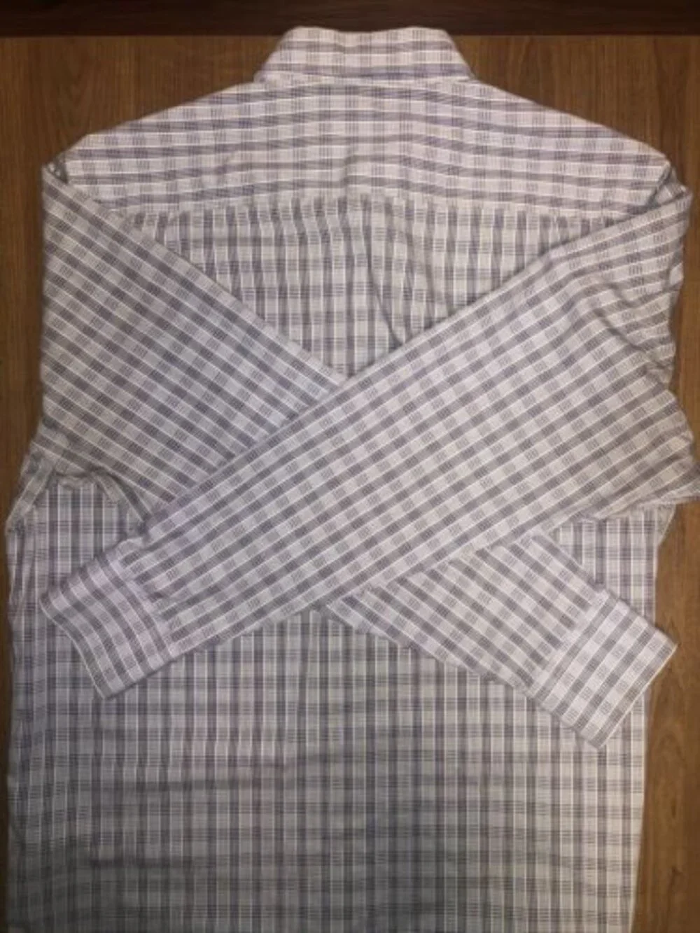 Banana Republic M 15 15.5 Men's Button Up Long Sleeve Shirt Classic Fit Blue